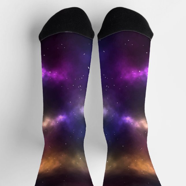 Abstrakte Galaxiekonstellationen Digitale Kunst: V Socken (Oben)