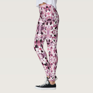 Abstrakte Gartenblüten — Moderne Kunsteleganz Leggings