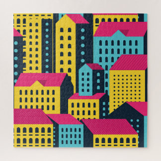 Abstrakte Gebäude Landschaft Vintag