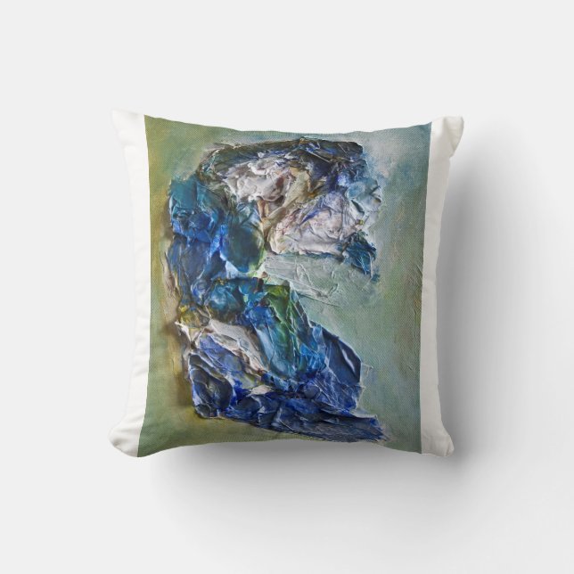 Abstrakte Gedankenkunstdrehkissen Kissen (Vorderseite)