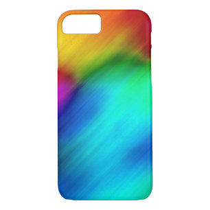 Abstrakte Gefärbte Krawatte des Regenbogens iPhone 8/7 Hülle
