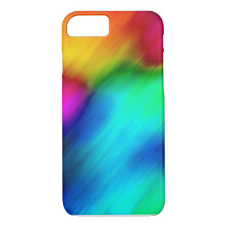 Abstrakte Gefärbte Krawatte des Regenbogens iPhone 8/7 Hülle