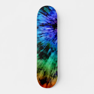 Abstrakte Gefärbte Krawatte Skateboard