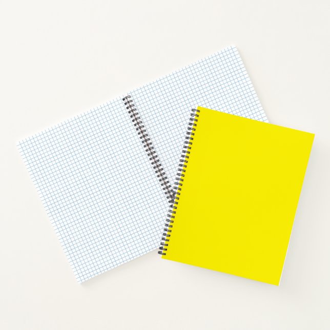 Abstrakte Gelb- und Orangenformen überlappen sich  Notizbuch (Innenseite)