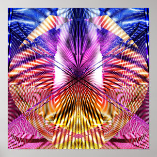 Abstrakte Geometrie 1.2d Poster