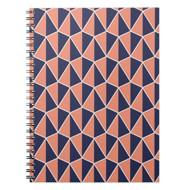 Abstrakte Geometrie: Art Deco Nahtlos Notizblock (Vorderseite)