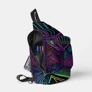 Abstrakte Geometrie Crossbody Bag