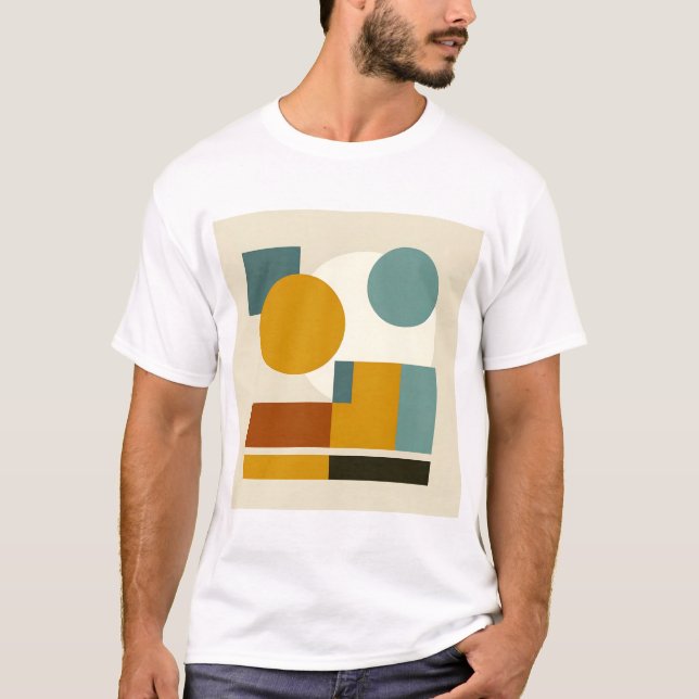 Abstrakte Geometrie - Das moderne Mittelalter T-Shirt (Vorderseite)