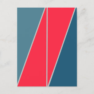 Abstrakte Geometrie der Dreiecke Postkarte