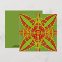 Abstrakte Geometrie der Herbstfarben im Herbst