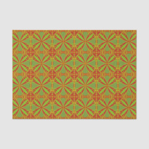 Abstrakte Geometrie der Herbstfarben im Herbst Seidenpapier