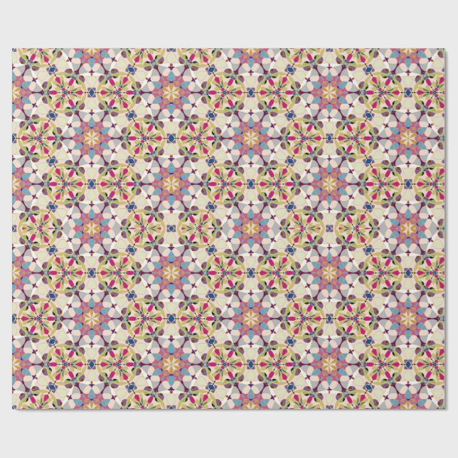 Abstrakte Geometrie Geschenkpapier (Flach)