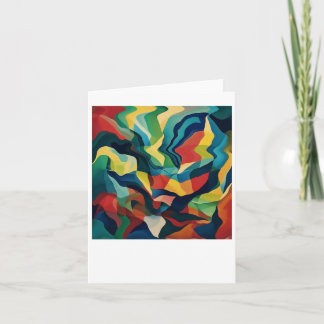 Abstrakte Geometrie-III-Aufkleber Karte