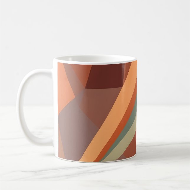 Abstrakte Geometrie Kaffeetasse (Links)