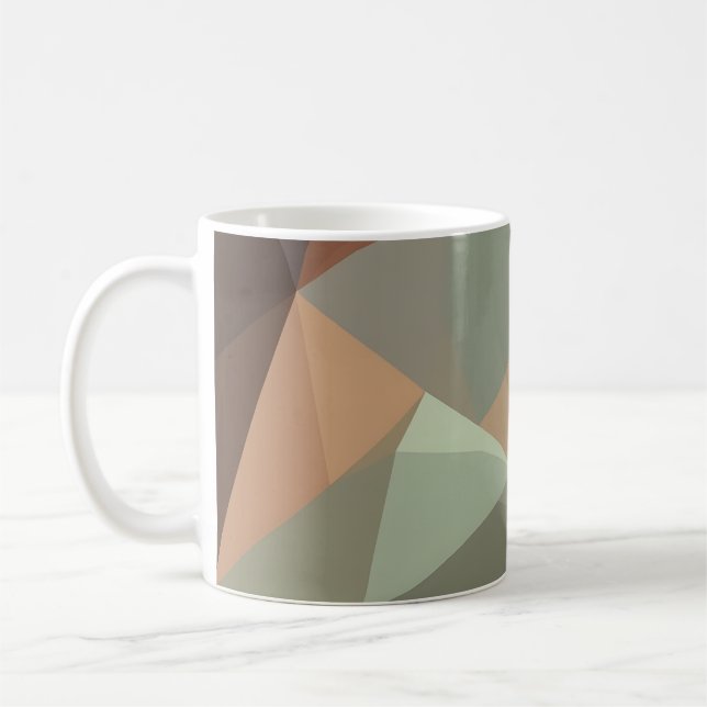 Abstrakte Geometrie Kaffeetasse (Links)