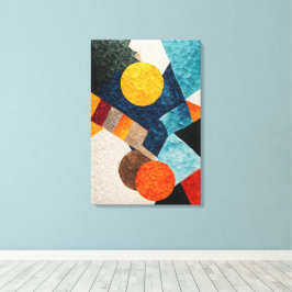 Abstrakte Geometrie Leinwanddruck