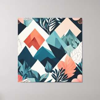 abstrakte Geometrie Leinwanddruck