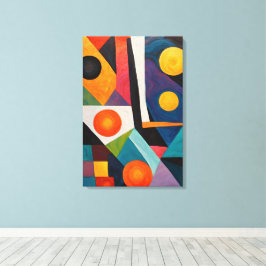 Abstrakte Geometrie Leinwanddruck