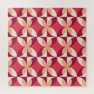 Abstrakte Geometrie: Nahtloses Textildesign