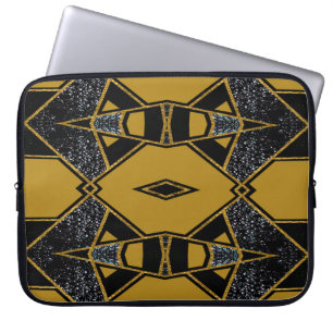 Abstrakte Geometrie Nr. 637 Laptopschutzhülle