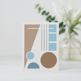 Abstrakte Geometrie Postkarte
