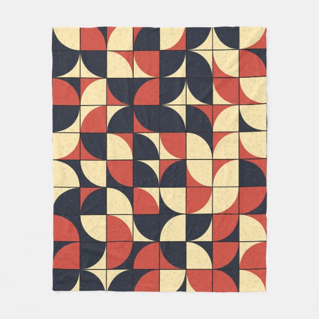 Abstrakte Geometrie: Rechenkunst. Fleecedecke (Vorderseite)