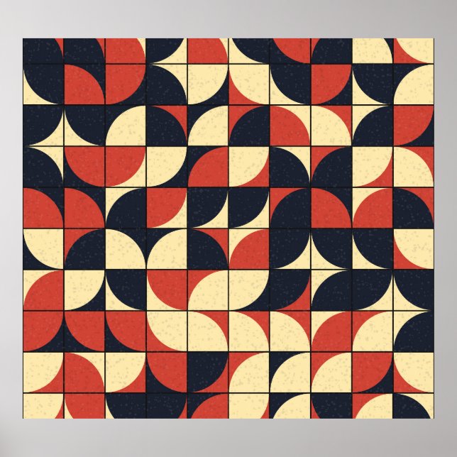 Abstrakte Geometrie: Rechenkunst. Poster (Vorne)
