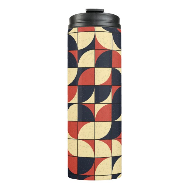 Abstrakte Geometrie: Rechenkunst. Thermosbecher (Vorderseite)