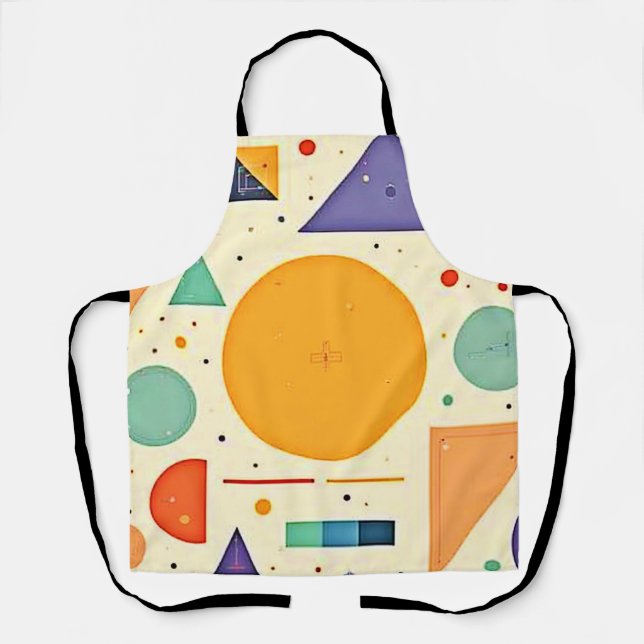 Abstrakte Geometrie Schürze (Vorderseite)