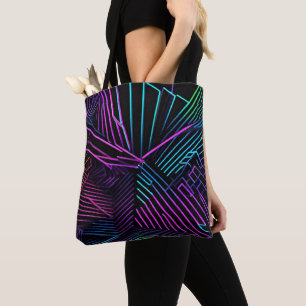 Abstrakte Geometrie Tasche