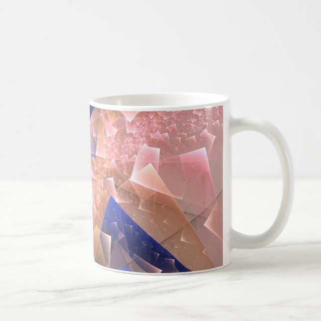 Abstrakte geometrische Dekoration Kaffeetasse (Rechts)