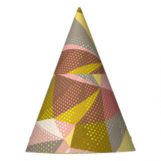 Abstrakte Geometrische Dreiecke. Partyhütchen