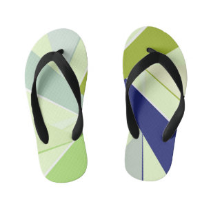 Abstrakte geometrische Form 4 Kinderbadesandalen
