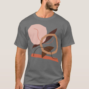 Abstrakte geometrische Form T-Shirt