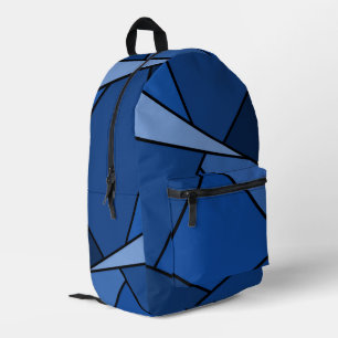Abstrakte geometrische Formen Bedruckter Rucksack