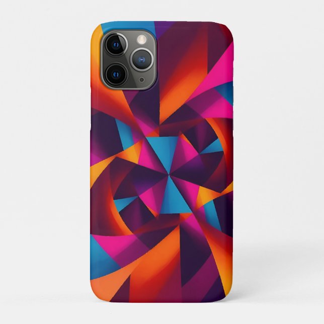 abstrakte geometrische Formen Case-Mate iPhone Hülle (Rückseite)