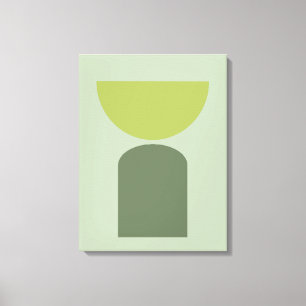 Abstrakte geometrische Formen der modernen Kunst Leinwanddruck