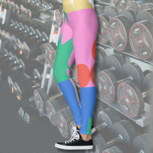 Abstrakte geometrische Formen Leggings