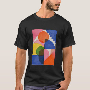 Abstrakte geometrische Formen Modernes Kunst-T-Shi T-Shirt