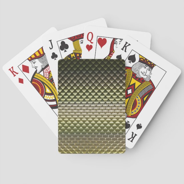 abstrakte geometrische Formen Muster Textur Spielkarten (Rückseite)