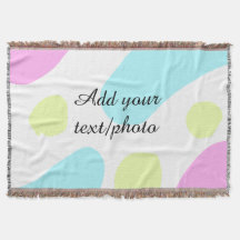 Abstrakte geometrische Formen Pastell Bild mit Nam
