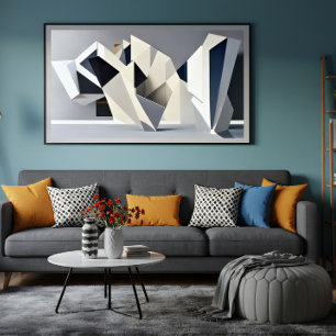 Abstrakte geometrische Formen Poster