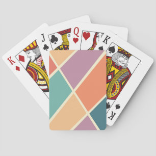 Abstrakte geometrische Formen Spielkarten