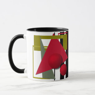 Abstrakte, geometrische Formen Tasse