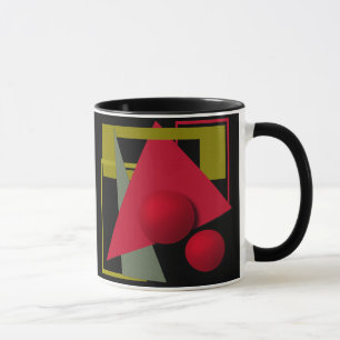 Abstrakte, geometrische Formen Tasse