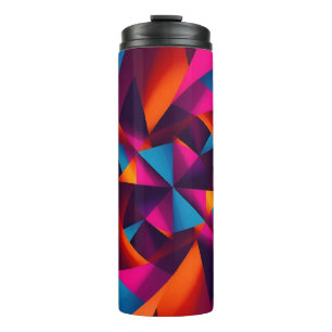 abstrakte geometrische Formen Thermosbecher