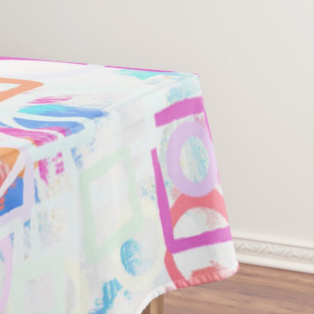 Abstrakte geometrische Formen Tischdecke (Beispiel)