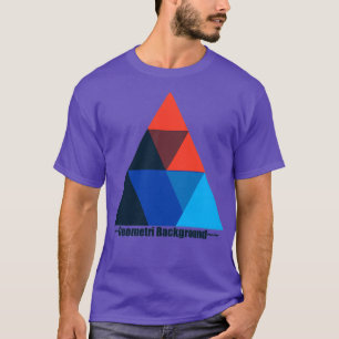 Abstrakte geometrische Fullcolor T-Shirt