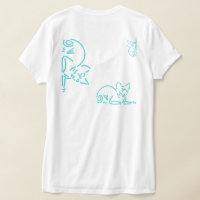 Abstrakte geometrische Katze | Symbolische Linienk