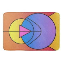 Abstrakte geometrische Kreise Linie Bunt